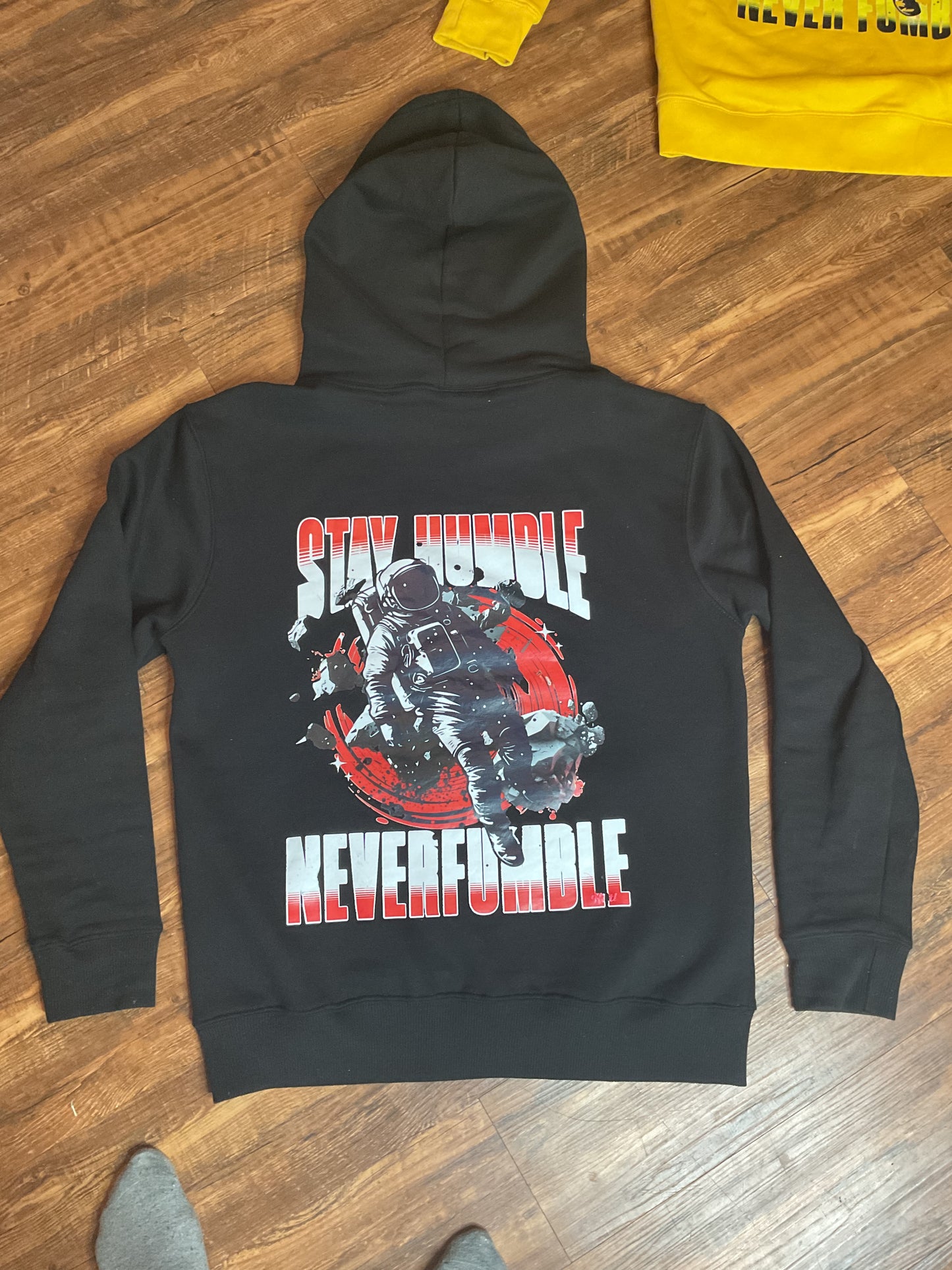 STAY HUMBLE NEVER FUMBLE HOODIE